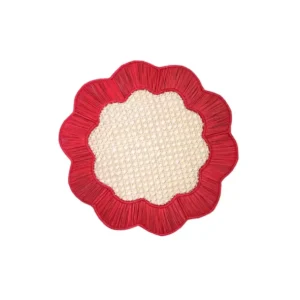 Lot de sets de table Flora Rouge