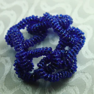 Lot de ronds de serviette Adorno Bleu roi