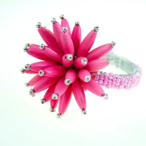 Lot de ronds de serviette Alhaja Rose