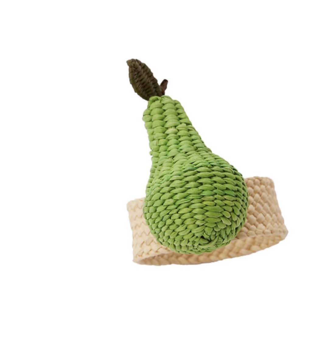 Lot de ronds de serviette Àcido Poire