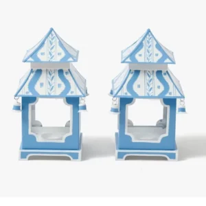 Photophore Casita Bleu
