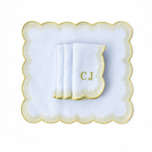 Serviette Claudy bleu